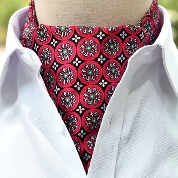 Вратовръзка мъж жаккардовый двупосочен шал британски ретро цвете модни модерен костюм риза многоцветни нови подаръци аксесоари