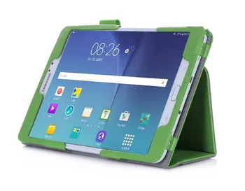 Телешка кожа с каишка за ръка кожена Магнит smart-калъф стойка покриване на Funda за Samsung Galaxy Tab S2 8.0 SM-T710 SM-T715 T710 T715 T713 T719