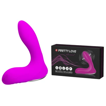 USB акумулаторна надуваем мъжки масажор на простатата анален вибратор G Spot клитора вибратори, секс играчки за възрастни, за жени, мъже гейове