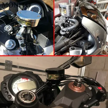 Универсален мотоциклет спирачна прикачване резервоар цилиндър течност маслен резервоар чаша за Honda PCX 125 150 CR125R CR250R CRM250R CRF150R