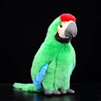 Кандис ти играчка плюшен мека кукла карикатура на животните моделиране птица червено Ара дете, подарък за рожден ден подарък за Коледа 1бр