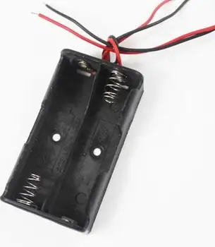 Пластмасов корпус акумулаторна батерия AA притежателя на батерията с 6 