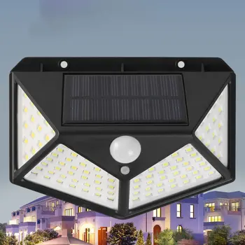 20/30/48/100 LED слънчев сензор за светлина улица PIR датчик за движение, стенни лампи водоустойчива IP65 градина Открит двор спасителна лампа