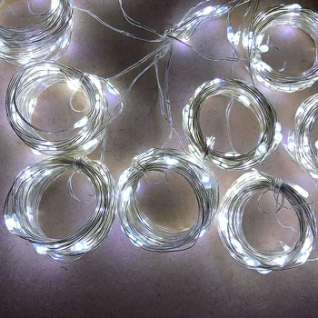 300 см струнни светлини, нов led меден проводник Сватбен декор с дистанционно управление
