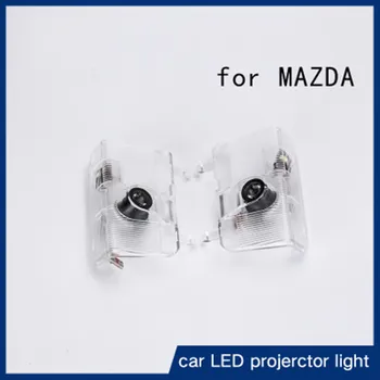 2 елемента добре дошли led светлини за ATENZA Mazda 6 трето поколение 2012-2020 вратата на колата лазерен проектор лого призрак сянка лампи