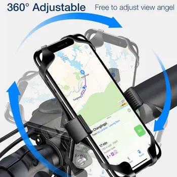 Гореща Продажба На 360° Завъртане На Велосипеди Колан Под Наем Планински Притежател На Мобилен Телефон На Притежателя На Мобилен Телефон Мотоциклет Притежателя На Мобилен Телефон