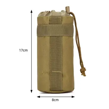 Molle Water Bottle Pouch Bag Tactical Molle Bottle Holder Carrier 500ml Outdoor за къмпинг, туризъм, пътуване с пагон