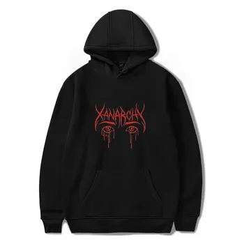 Lil xan Xanarchy блузи и жилетки Есен-Зима хип хоп мъжки hoody с дълъг ръкав hoody мода Harajuku яке палто