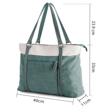 Дамски чанта от Европейски и американски експлозии ежедневна чанта мода контраст на цветовете платно Чанта дамска чанта bolso mujer