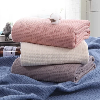 Нов плътен цвят Марли хвърли купчина одеяла топъл удобен климатик одеяло пътуване телевизор, диван мек лек тънък калъф одеяло