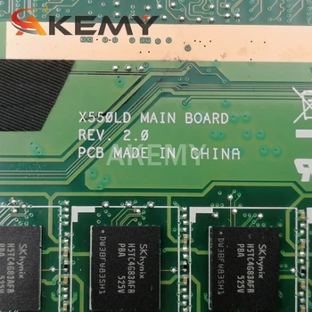 Akemy X550la дънна платка за Asus A550l X550LD R510L X550LC X550L X550LB дънна платка на лаптоп дънна платка I5-4210U / 4200U 4GB RAM