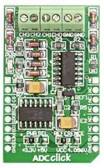 MCP3204 модул MIKROE-922 дъска ACCY ADC CLICK MCP3204 Development Board Winder