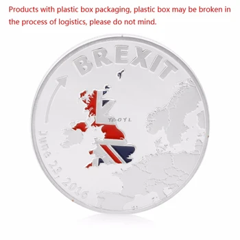 Позлатени 2016 Острови Кук Brexit Айде Колекция От Монети Физически Подарък