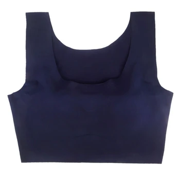 Жените Плюс Размера На Безшевни Сутиени Сън Wire Free Stretch Underwear Sport Tank Vest