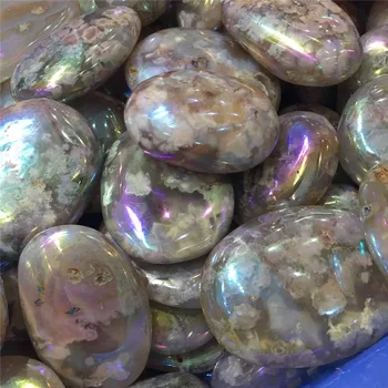 Естествен камък сардоникс ахат палмови камъни играчки малки камъни и кристали, лечебни кристали