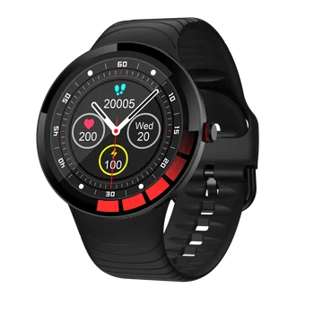 Пълен сензорен екран през цялата SZMY E3 Smart Watch 2020 Ip68 Водоустойчив кръвно налягане, сърдечен ритъм персонализирате часовник мъжки