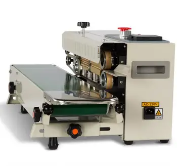 Цена по цена на производителя FR-770 автоматична машина за запечатване машина уплотнителя диапазон на фолиото найлонов плик пакет топлина за торби с кафе