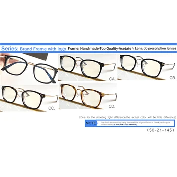 IVSTA високо качество TF5568 с логото на стойност рамка кръгли очила късогледство стари маркови предписани очила за Жени с ретро скоростна