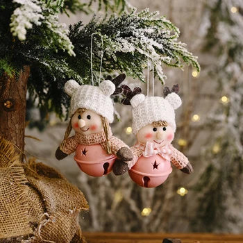 1бр Коледна елха, камбанка украса камбанка виси декор занаяти Коледна висулка