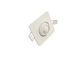 Безплатна доставка на 10 бр./лот 3 Watt LED COB мини тавана лампа-Вградени лампа, прожектор квадратен Бял