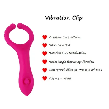 Вибрираща скоба за зърната възрастни секс играчки за жени, мъже, секс, пенис забавяне вибрационное пръстен стимулатор на клитора вибратор вибратор секс-машина