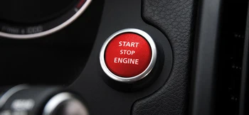 ABS Червено Старт Стоп ключа на двигателя капак, подходящ за Land Rover Range Rover Sport, Discovery 2010-2013