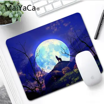 MaiYaCa New Printed Wolf Moon САМ Design Pattern Game мишка Large Lockedge Mouse pad PC Computer mat