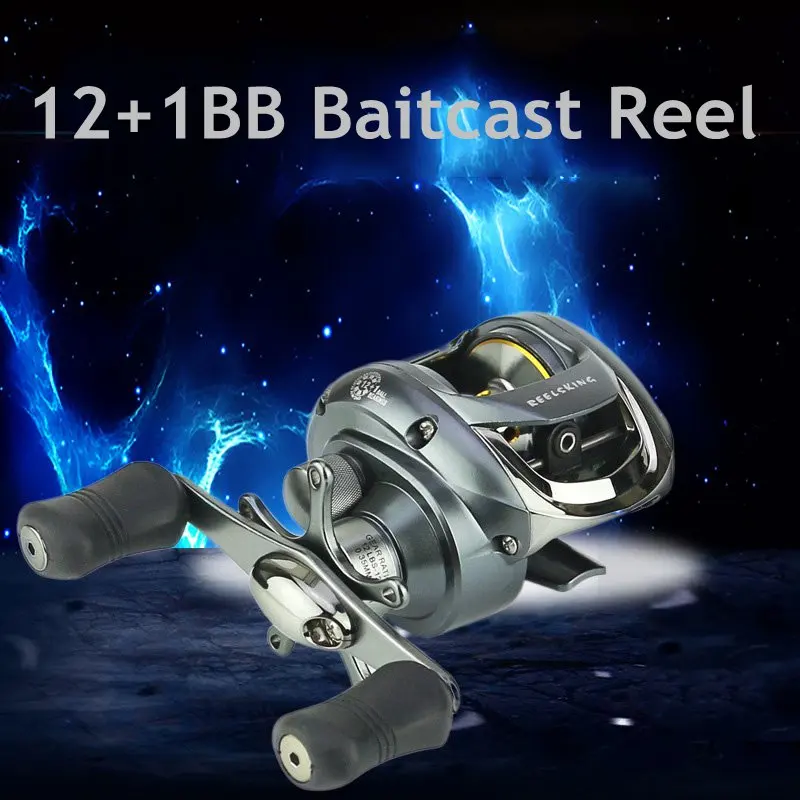 Новата риболовна макара 12+1BB 6.2:1 диференциалното / крайното магнитна спирачка Peche лява/дясна ръка Baitcast Reel Moulinet Peche Fishing Wheel